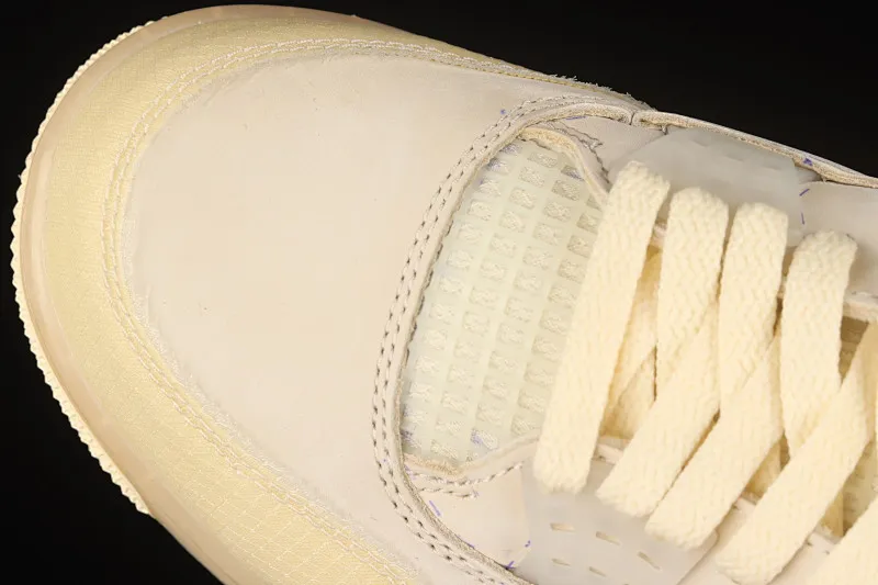 All categories Air Jordan Jordan series basketball shoes Air Jordan 4 foreign trade version OF x Air Jordan 4 Retro "Cream/Sail" AJ4 Joe 4 retro casual sports culture basketball shoes CV9388-100